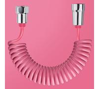 XSDSM Latiguillo Duchas Extensibles A Prueba De Torsión Manguera De Ducha Manguera Bidet para Wc,Rosa