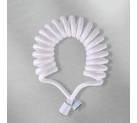 XSDSM Manguera Bidet Extensible Tubo De Ducha Flexible Anti-Winding Manguera Ducha 2M,Blanco