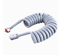 XSDSM Manguera Bidet Extensible Tubo De Ducha Flexible Anti-Winding Manguera Ducha 2M,Gris