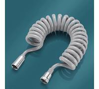 XSDSM Manguera Bidet Extensible Tubo De Ducha Flexible G 1/2 para Grifo Manguera Ducha 2M,Gris