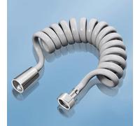XSDSM Manguera Bidet Extensible Tubo Ducha Flexible Manguera para Inodoro Anti-Kinking,Gris