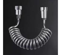 XSDSM Manguera Bidet Tubo De Ducha Flexible Anti-Kink Manguera Espiral For para Inodoro,Gris