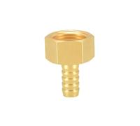 XSDSM Racores de Unión con Hilo Interno Conector de Manguera de Latón Adaptadores de Tubería Recta Conectores de Manguera para Conexiones de Tubería,G 1/2 "Hilo Interno - 10 MM