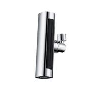 XSDSM Repuestos para Grifos de Agua Fría y Caliente Accesorios para Grifos Giratorios Aireador Extendido Flujo de Agua de Cuatro Modos Apto para Lavabos de Cocina, Cromo