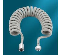 XSDSM Tubo De Ducha Flexible A Prueba De Torsión Tubo Ducha Pared Manguera Baño Bidet,Gris
