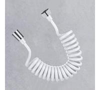XSDSM Tubo De Ducha Flexible Manguera para Bidet G 1/2 para Grifo Latiguillo Duchas Extensibles,Blanco