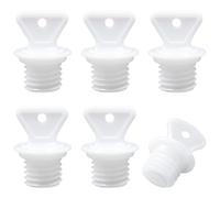 XSHAO 6 tapones de repuesto para bolsa de agua caliente, tapón de repuesto para bolsa de agua caliente, tapón para bolsa de agua caliente, color blanco
