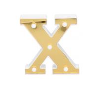 XShaped Lamp Unique English Alphabet Light Sign for Home Bar Cafe Decoration Warm White