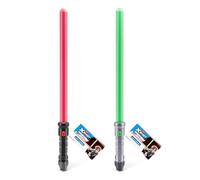 XSHOT Espada de Luz Role Play Paquete de 2 de ZURU - Espada LED de Espuma con Hoja Suave Segura y Empuñadura de Plástico, Juguete de rol para Niños de 6+