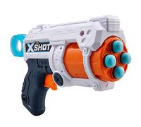 XSHOT Fury 4 Pistola disparos-16, Color Cilindro con 4 ritmos-16 Flechas. (ZURU 36377)