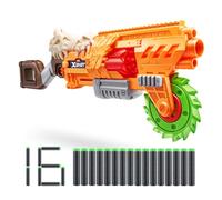 XSHOT Insanity HorrorFire Doomsday de Zuru con 16 dardos, tecnología de bolsillo de aire y almacenamiento de dardos, juguete al aire libre para niños y niñas, adolescentes y adultos