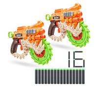 XSHOT Insanity HorrorFire Reaper X Paquete Doble de ZURU con 16 Dardos, Dardos con tecnología Air Pocket y Almacenamiento de Dardos, Juguete al Aire Libre para niños y niñas, Adolescentes y Adultos.