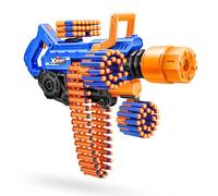XSHOT Insanity Smoking Barrel Blaster con 72 Dardos de tecnología Air Pocket de ZURU, Juguete para Exteriores Dart Blaster con Mecanismo de Humo para niños