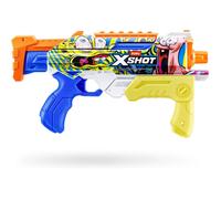 XSHOT Water Bob Esponja Hyperload Lanzador de Agua de ZURU - Lanzador de Agua de Llenado Rápido con Diseño de Bob Esponja, Alcance de 10m y Depósito de 500ml, Juguete de Verano para Niños de 5+