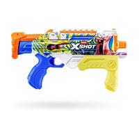 XSHOT Water Bob Esponja Hyperload Lanzador de Agua de ZURU - Lanzador de Agua de Llenado Rápido con Diseño de Bob Esponja, Alcance de 10m y Depósito de 500ml, Juguete de Verano para Niños de 5+