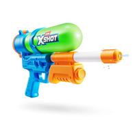 XSHOT Water Fast-Fill Retro de ZURU - Pistola de Agua Vintage con llenado rápido, Alcance 10 m y depósito 750 ml. Ideal para niños 6+, diversión en Patio y Piscina.