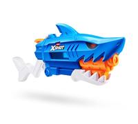 XSHOT Water Pistola de Agua de Llenado Rápido Ataque de Tiburón de ZURU - Pistola de Agua de Llenado Rápido con Diseño de Tiburón, Alcance de 10m (33ft) y Depósito de 750ml
