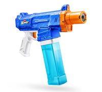 XSHOT Water Turbo Stream Motor Soaker de ZURU - Lanzador de Agua Motorizado con Tecnología Fast-Fill, Cañón LED y Batería Recargable, Dispara a 9m, Juguete de Verano para Niños de 8+