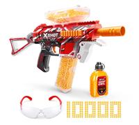 XShot ZURU Hyper Gel Trace Fire Blaster, Lanzador de Gel semiautomático y Totalmente automático y 10.000 gellets, tolva de 600 capacidades y Cargador de Capacidad de 850, a Partir de 14 años