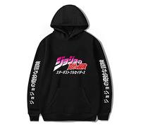 XSLGOGO Anime JoJo's Bizarre Adventure Sudadera Jotaro Kujo Impreso Pullover Manga Larga para Hombres Mujeres Adolescentes