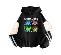XSLGOGO Anime Tomie Kawakami Sudadera con Capucha Japón Horrible Manga Sudadera con Capucha Horrible Cosplay Traje Junji Ito Jumper Candy Color Personalidad Costura Suéter