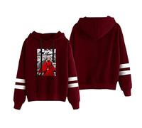 XSLGOGO Hombres Mujeres Inuyasha Hoodie Inuyasha gráfico de Dibujos Animados Cosplay Jumper Otoño Invierno Pullover Sudadera para Anime Inuyasha Fans
