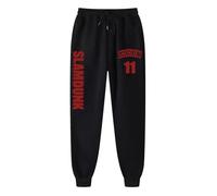 XSLGOGO Slam Dunk Pantalones de chándal Shohoku Cosplay Pantalones Hombres Mujeres Cintura Elástica Pantalones Jogger Sakuragi Hanamichi Imprimir Pantalones de chándal