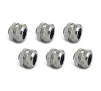 XSPC G1/4"""" a 10 mm ID 14 mm OD Accesorio de tubo rgido cromado Paquete de 6