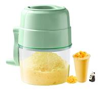 XSQD Maquina De Hacer Hielo Manual, Pequeña Maquina Granizados Giratoria, Máquina Manual De Fabricación De Hielo y Arena, Planeador De Hielo Portátil a Mano, para Hacer Helados, Batidos y Té Helado