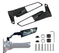 XSQD Retrovisores Moto, Motos Espejos Del Extremo, Espejo Retrovisor Modificado De Motocicleta Giratoria De 180°, Espejos Retrovisores De Bicicleta Eléctrica, Espejo Claro, Accesorios Moto