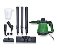 XSQUO Useful Tech Smart Vac Vaporeta limpiadora de vapor con 6 funciones diseño 2 en 1 de manos y suelo de 1200W, 3,5 bares y 40 g/min de vapor continuo