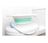 XSSG Baño de cadera, baño Sitz sobre el inodoro, lavabo especial plegable para mujeres embarazadas, alivia la inflamación de la vagina o el ano, con bomba de aire de descarga
