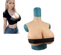 XSWL Pechos de Silicona Talla K Grandes para crossdressers, Pechera Realista con sensación de Piel Natural para Cosplay Drag Queen transgénero,Color 3,Cotton Breast