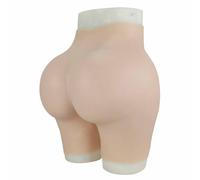 XSWL Silicona Vagina Falsa Bragas Realista Sissy Panty Glúteos Caderas Body Shaper Enhancer Ropa Interior para transexuales,Wheat Colored,One Size