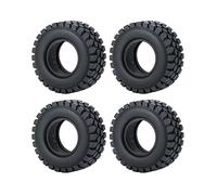 XSYGO 4 unids 1 "neumáticos de oruga micro neumáticos de goma para SCX24 Gladiator Bronco C10 JLU cerrojo B17 Axial 1/24 RC Crawler Car (54 mm)