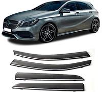 XSYing 4 deflectores de viento para coche para Mercedes Clase A 2014-2018, protector de lluvia para ventana lateral, comodidad de conducción con viseras de ventana
