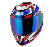 XT Casco Moto Integral GIVI 50.9 Atomic Rojo Azul Talla L LIQUIDACION