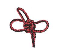 XT-DOG ICA CPD1560 Juguete Cuerda Dental Destroyer Extraresistente con 4 Asas para Perros, 18cm