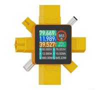 XT369 Probador de multímetro digital con función de analizador de espectro para evaluación de batería y fuente de alimentación (naranja)