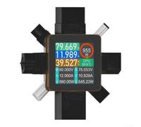 XT369 Probador de multímetro digital con para función de analizador de espectro para evaluación de batería y fuente de alimentación (negro)