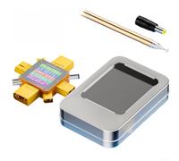 Xt369p Medidor de potencia para modelos RC con pantalla táctil Mide voltaje Capacidad de corriente Energía Compatible con Xt30 Para Xt60 Para Xt90 Amarillo (Naranja)
