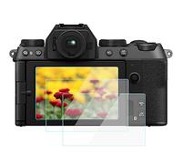 XT50 - Protector de pantalla compatible con cámara Fujifilm XT50 X-S20 sin espejo, vidrio templado 9H, antiarañazos, antiburbujas, antipolvo (paquete de 3)