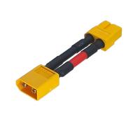 XT60 - Cable de extensión de batería de litio 10/20/30/40/50 cm/1M, 12 AWG de silicona, adaptador macho a hembra para drone RC FPV (XT60-F to XT60-M,14AWG_1PCS_1M)