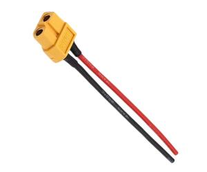 Xt60 - Cable de extensión macho a hembra, adaptador de cable de transferencia para panel solar de batería de dron, diseño de cable flexible, accesorio eléctrico para uso en estación