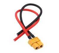 Xt60 Cable, Male to Female Connector Plug with Wire, 10cm3.94In Heavy Duty Adapter Cable, Connection, 12awg/14awg Options, for Car, RV, Drone, Solar Panel, Charging Station Use