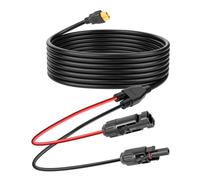 XT60 Cable solar 16 AWG, XT60, cable de carga solar para EcoFlow Delta/River, Bluetti, Anker Solix, estación de energía portátil, cable adaptador de panel solar para módulos solares de 160 W/220 W/400