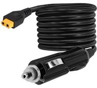 XT60 - Cargador de coche para encendedor de cigarrillos, 12 V, 24 V, cable para Powerstation Ecoflow Delta River Bluetti EB55 Elite 200 100 30 v2 y más 14 AWG