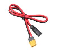 XT60 hembra a 5,5 x 2,1 mm/5,5 x 2,5 mm hembra XT60 adaptador para cables de alimentación al aire libre, monitor, baterías solares, panel solar, cable de carga