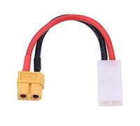 XT60 Hembra a Grande, Cable Adaptador RC para Adaptador de Conector Hembra 14AGW, Cable de Silicona, Accesorios RC