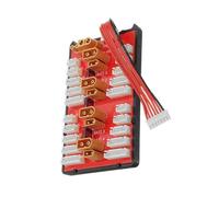 XT60 XT30 Tablero de carga paralelo soporta hasta 4 juegos de baterías 2-8S con conectores chapados en oro